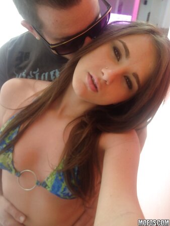 Seductive young chick rides boyfriend's strong cock after doggystyle