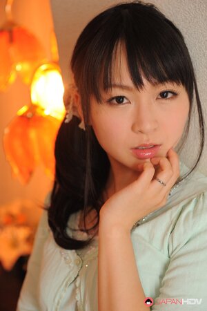 Asian girl has a hairy pussy but only husband can see it so she poses dressed up