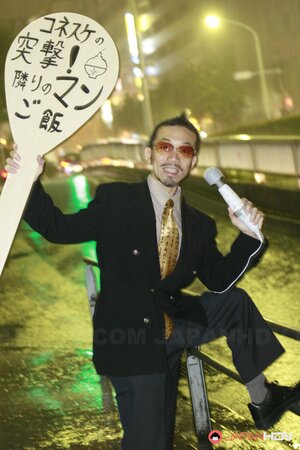 TV show where anchor must make Asian guest cum with Hitachi-vibrator