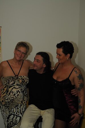 German women with hot bodies treat this lucky mofo to hard sex