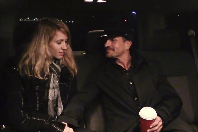 Czech blonde wants his thick drip after a quick backseat tease