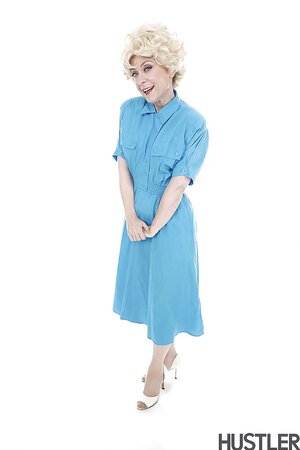 Granny Nina Hartley shows off her firm booty and more