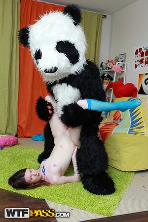 Her body trembling as her toy comes to life to fuck her