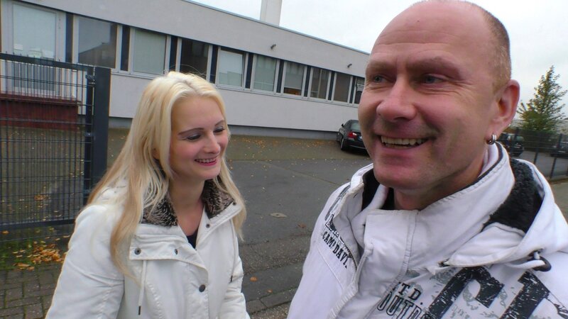 Older man picks up a winning blonde German girl and enjoys raw amateur sex with her