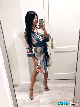 Dee snaps selfies in her everyday clothes and then in sexy lingerie
