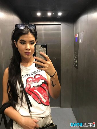 Dee snaps selfies in her everyday clothes and then in sexy lingerie