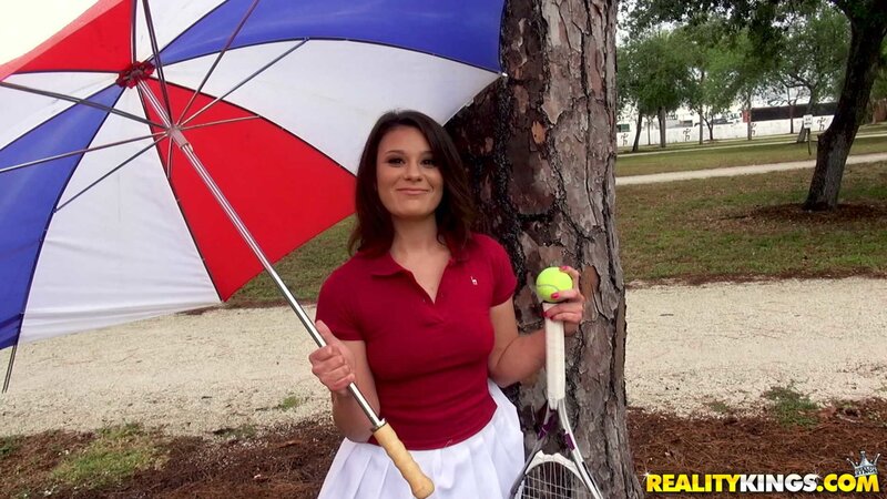 Primal seduction from a short girl in a short slutty skirt