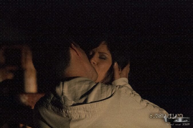 Master brings Madison Parker in basement where he pours wax on her naked body