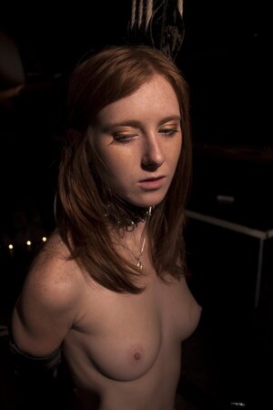 Vibrator and butt plug help strange man dominate over tied up redhead