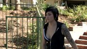 Punk cutie and Jenna Ivory have hot lesbian sex poolside