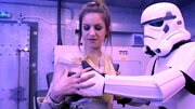 Incredible porn film as a parody of Star Wars movies