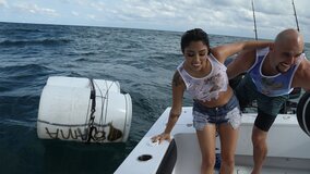 Cuban starlet with a big ass is fucked on the boat