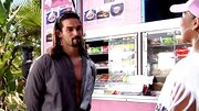 Emy Reyes sucks hard cock outside and gets banged in public