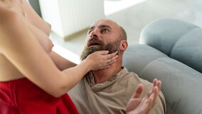Una Fairy vs daddy: he wants to drill a dancing fucking slut