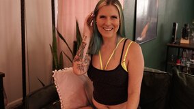 Nasty blonde wife fuck and creampied by pervert buddy